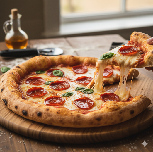 Pizza bằng nồi chiên không dầu thêm ngon